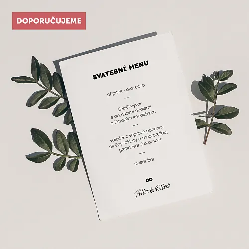 svatební menu No.3