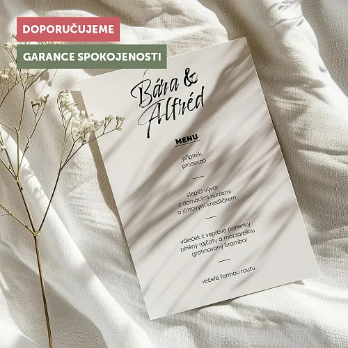svatební menu No.15