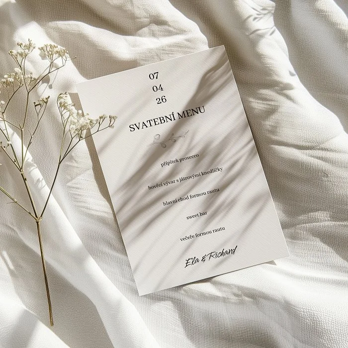 svatební menu No.19