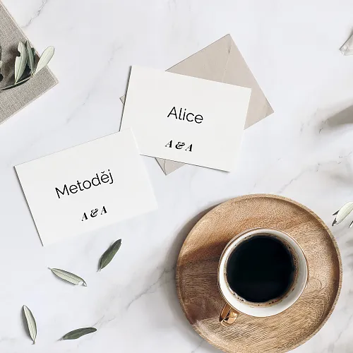 svatební jmenovka No.6