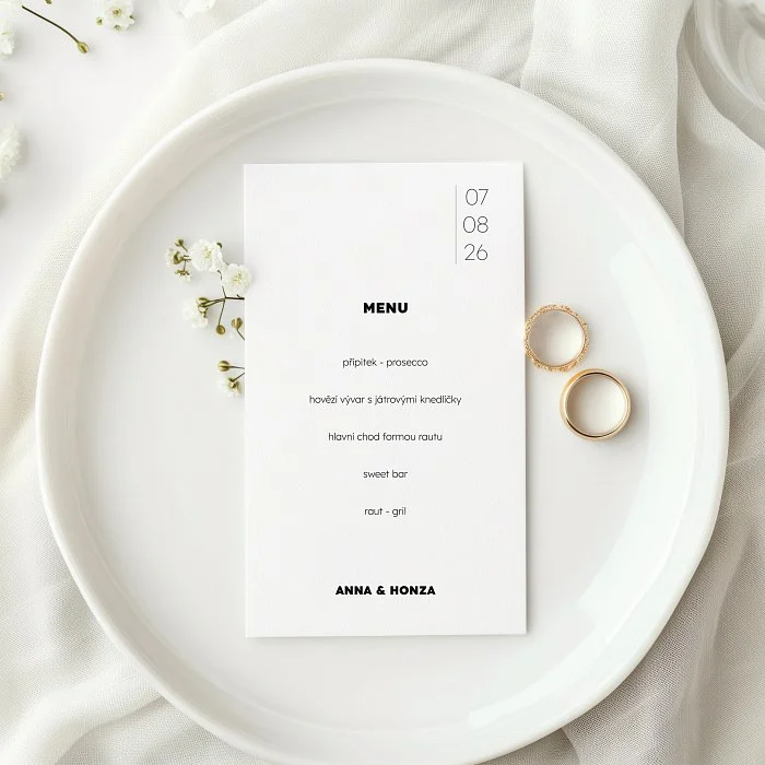 svatební menu No.5