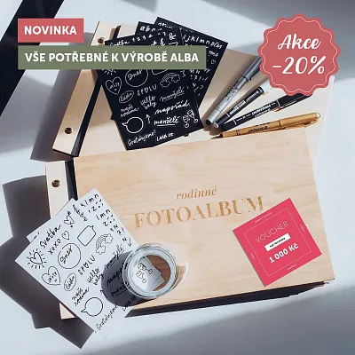 fotoalbum – kreativní DIY sada ❤️