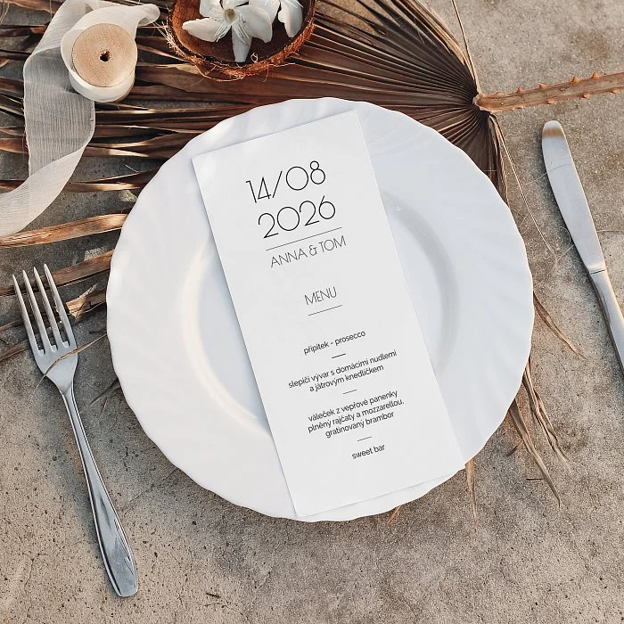 svatební menu No.2