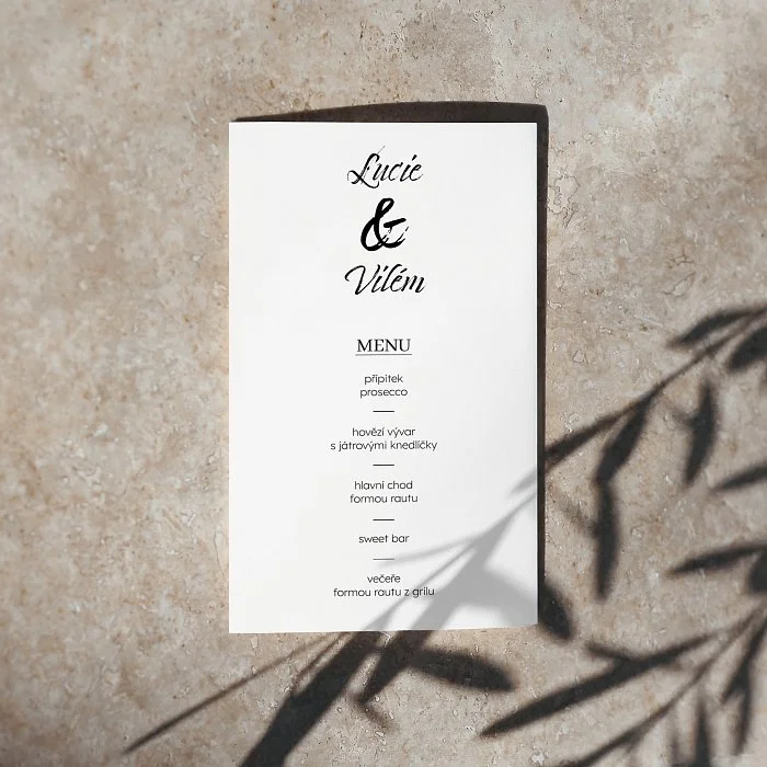 svatební menu No.12