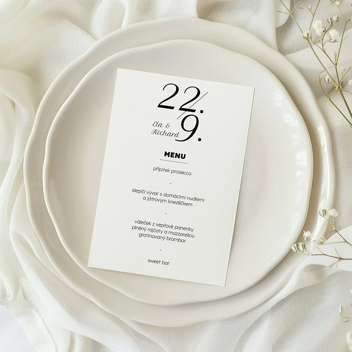 svatební menu No.17