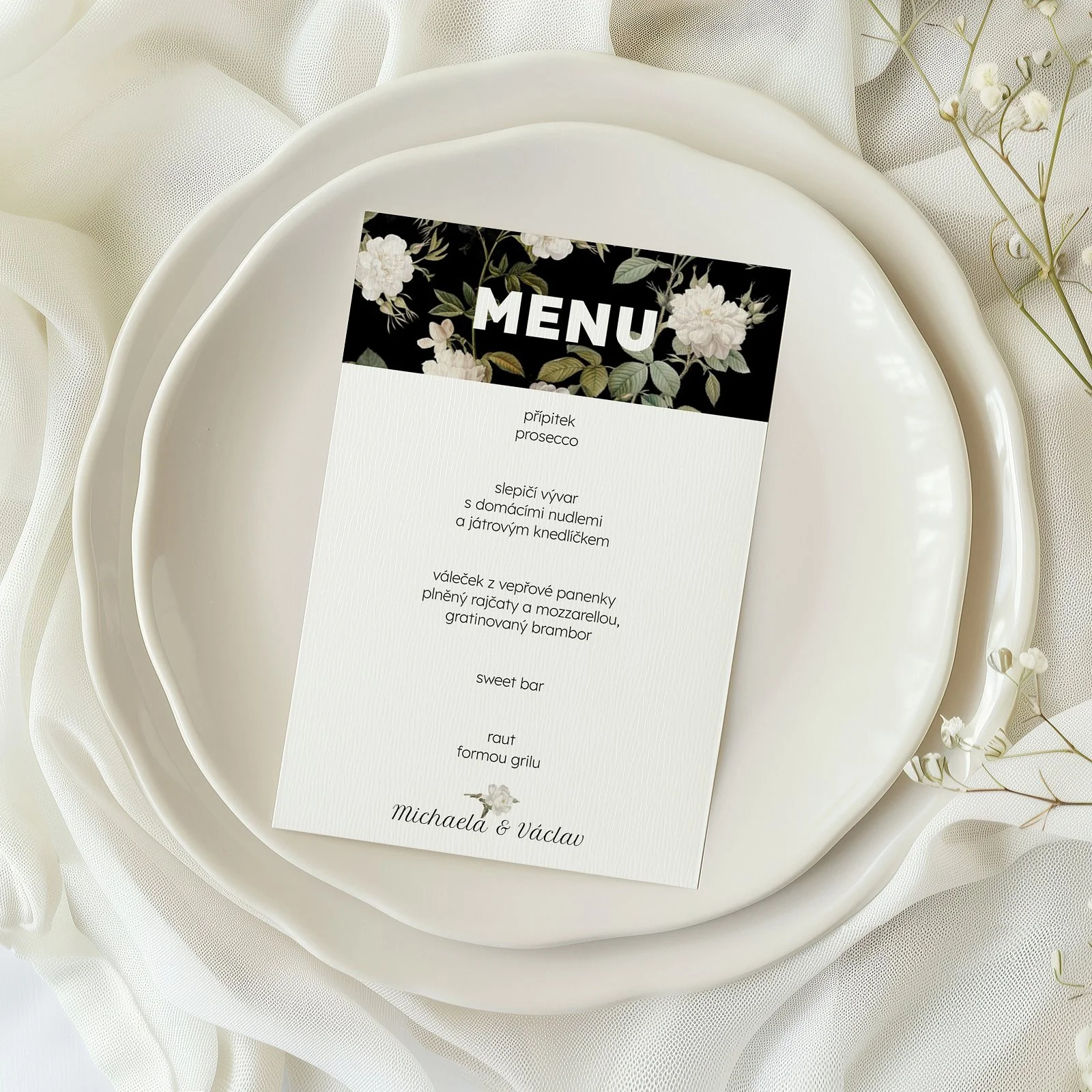 svatební menu No.10