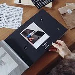 dřevěné fotoalbum
