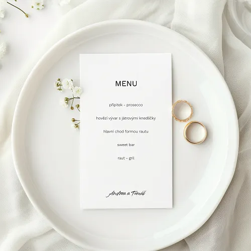 svatební menu No.1