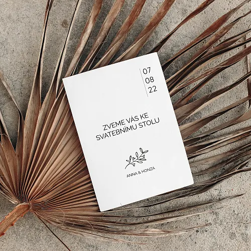 pozvání ke stolu No.8