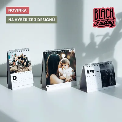 mini stolní měsíční kalendář