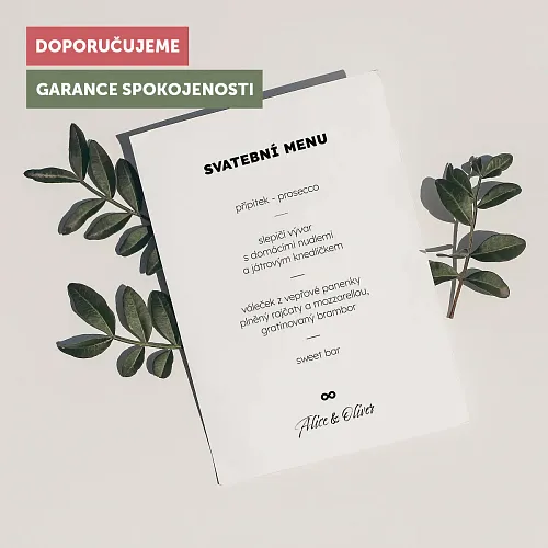 svatební menu No.3