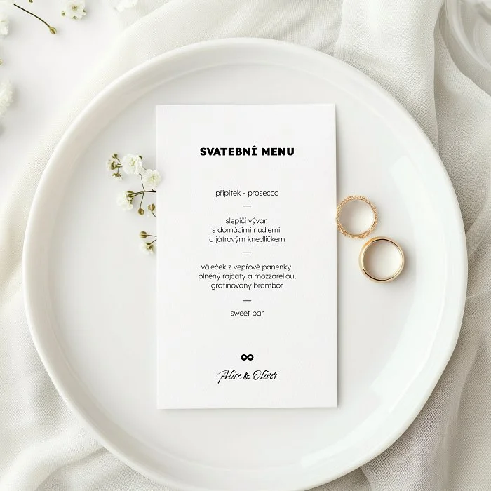 svatební menu No.3