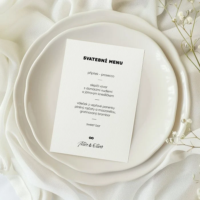 svatební menu No.3