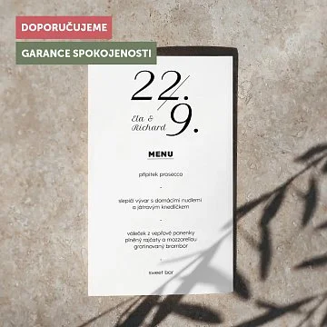 svatební menu No.17