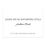 pozvání ke stolu No.1