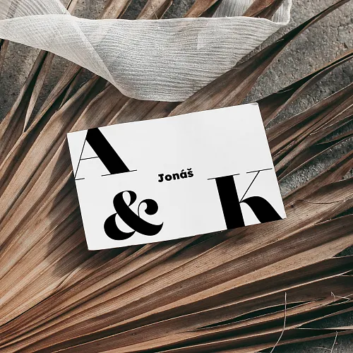 svatební jmenovka No.9