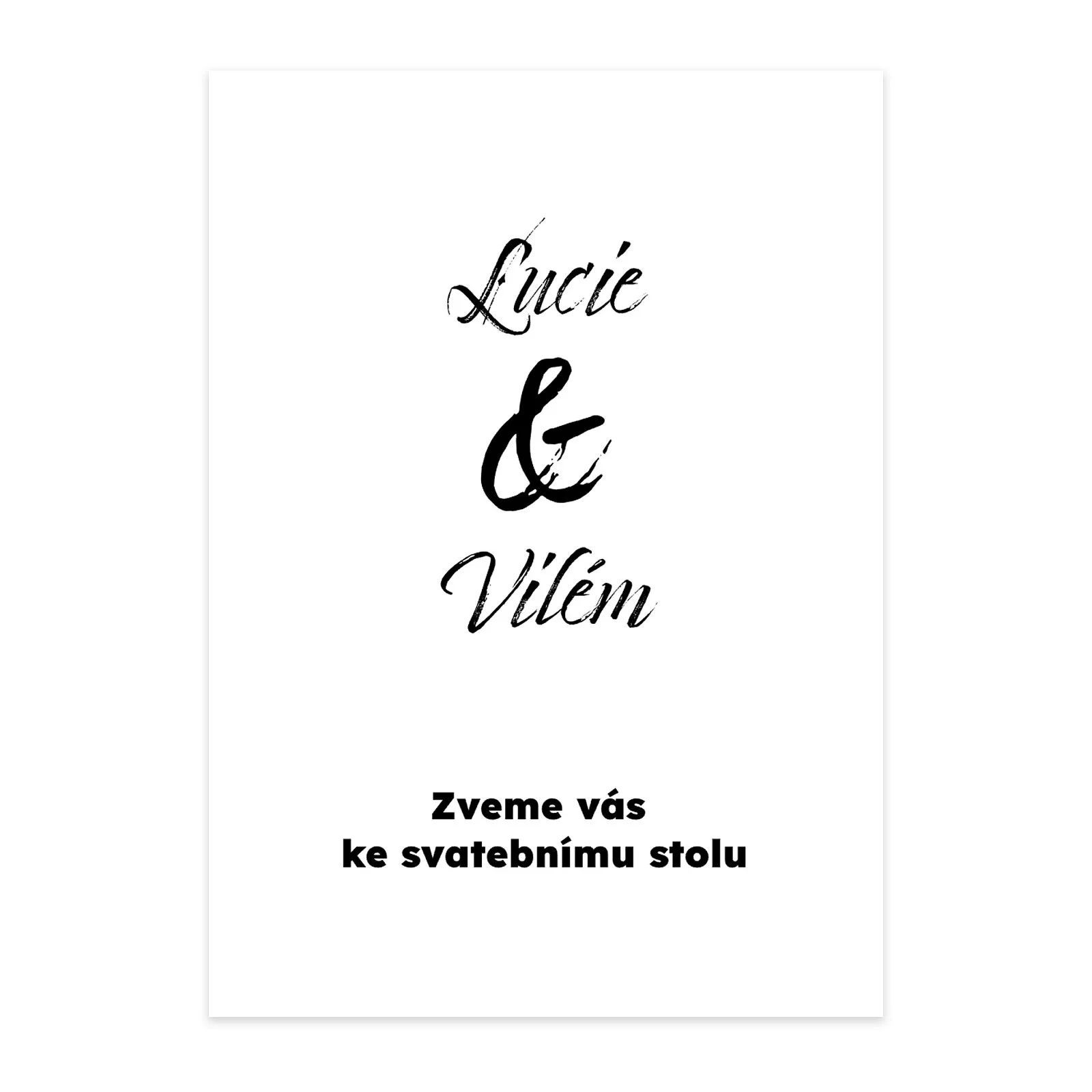 pozvání ke stolu No.12
