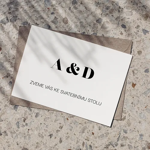 pozvání ke stolu No.4