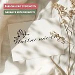 pozvání ke stolu vlastní návrh na šířku