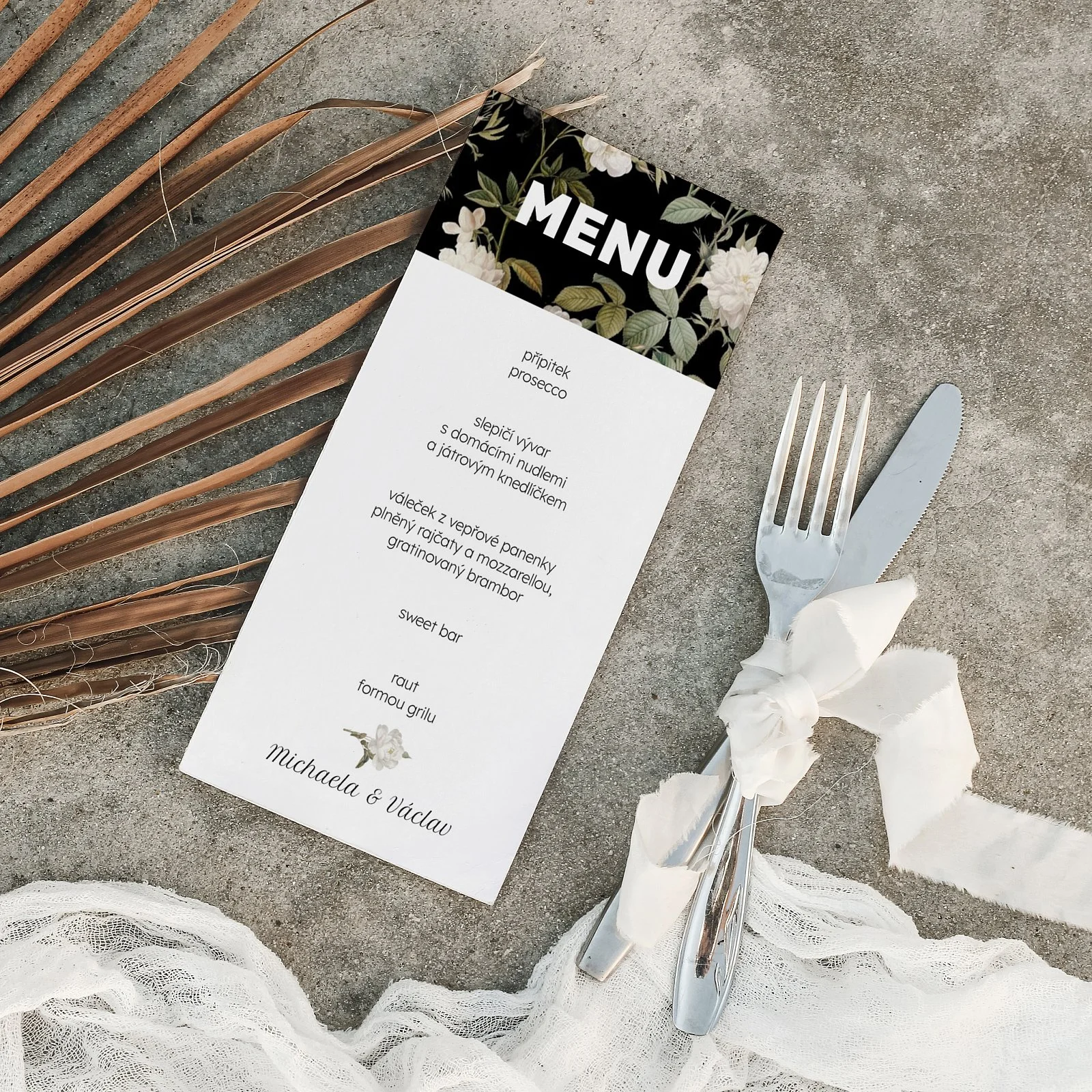 svatební menu No.10