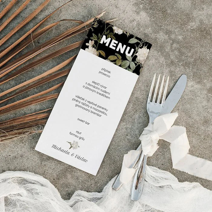 svatební menu No.10