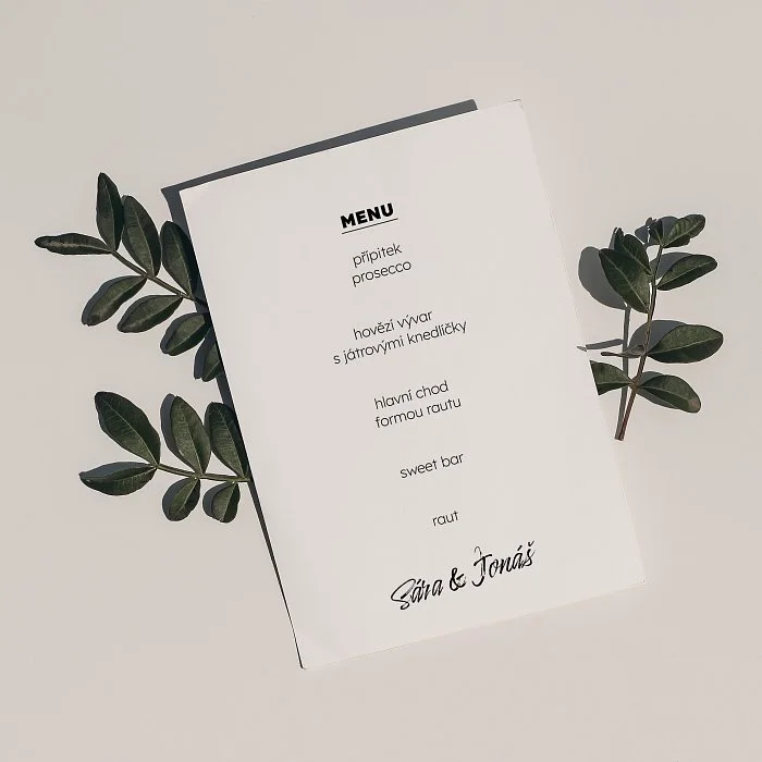 svatební menu No.7