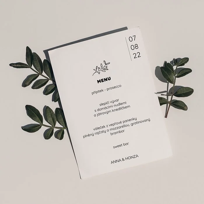 svatební menu No.8