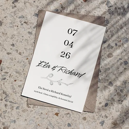 svatební oznámení No.19