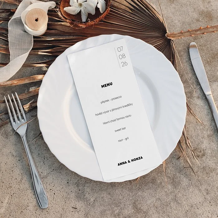 svatební menu No.5