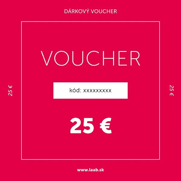 Darčekový voucher na 25 €