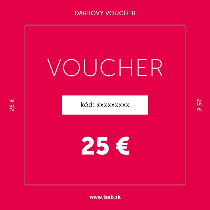 Darčekový voucher na 25 €