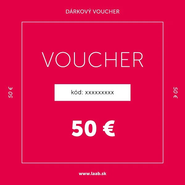 Darčekový voucher na 50 €