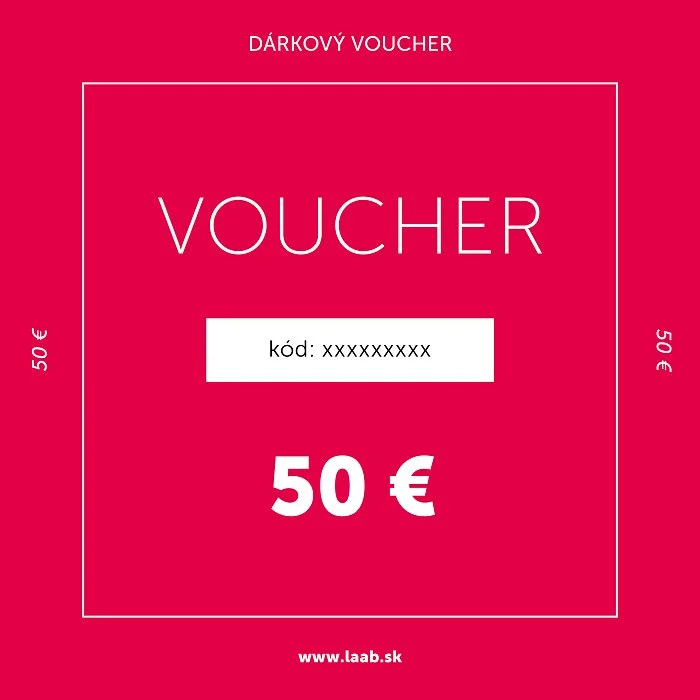 Darčekový voucher na 50 €