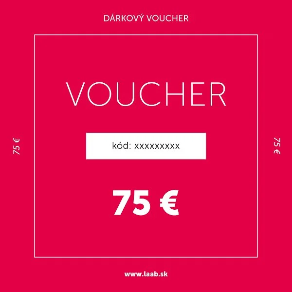Darčekový voucher na 75 €