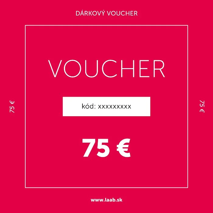 Darčekový voucher na 75 €