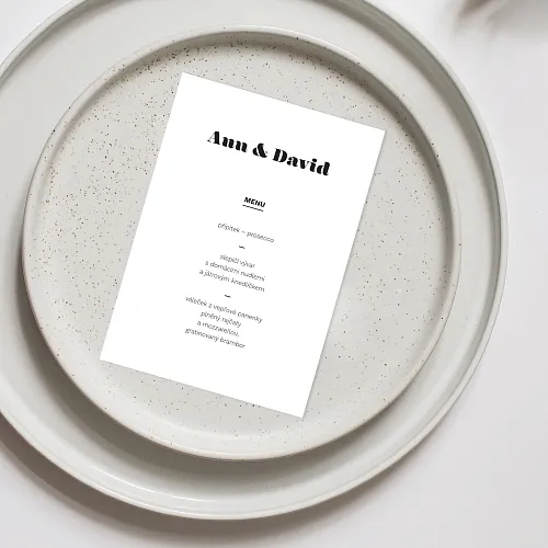 svatební menu No.5