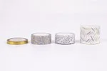 washi pásky - Metallic Mono