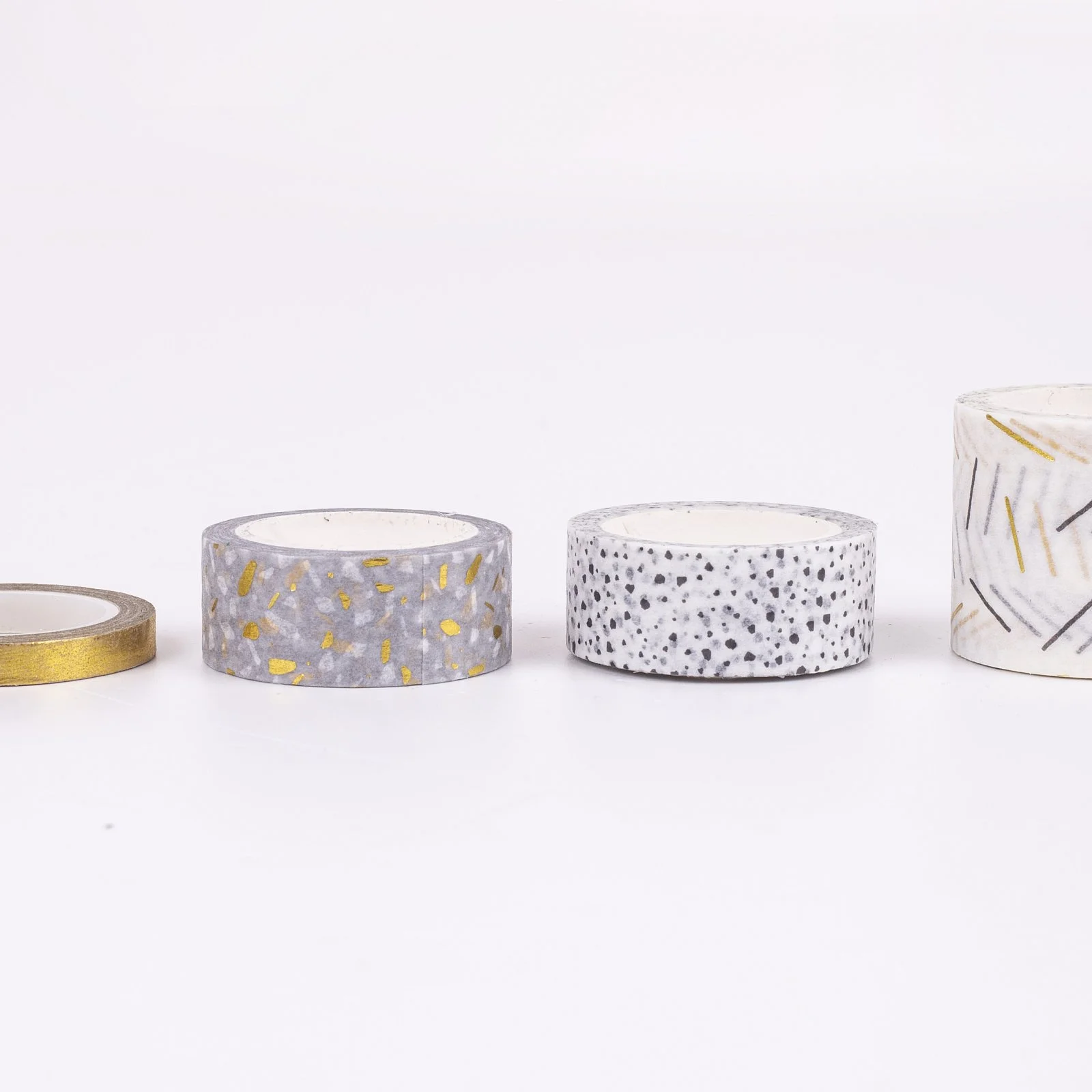 washi pásky - Metallic Mono