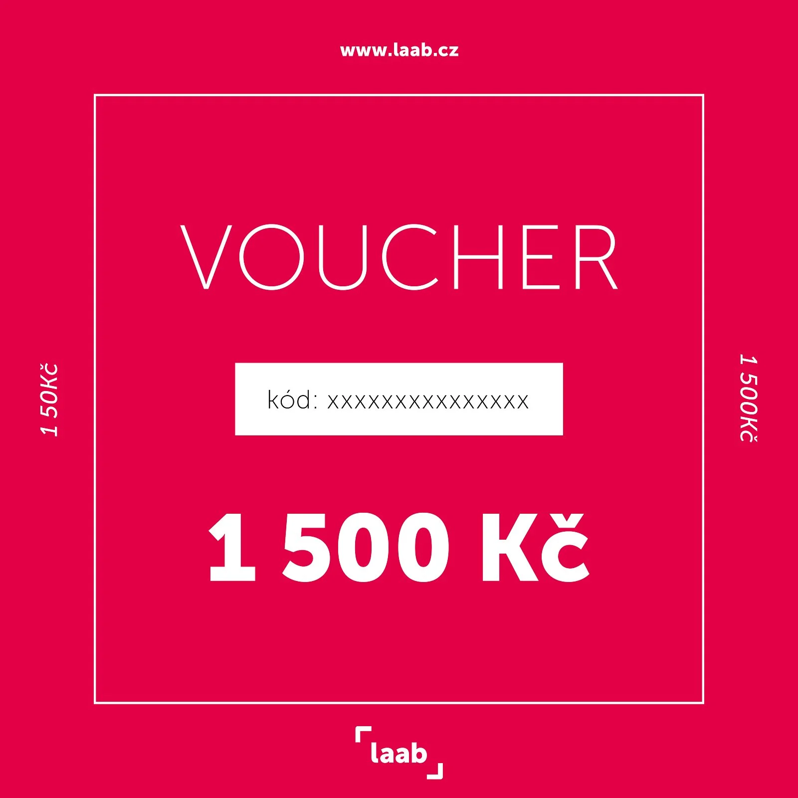 Dárkový poukaz na 1 500Kč