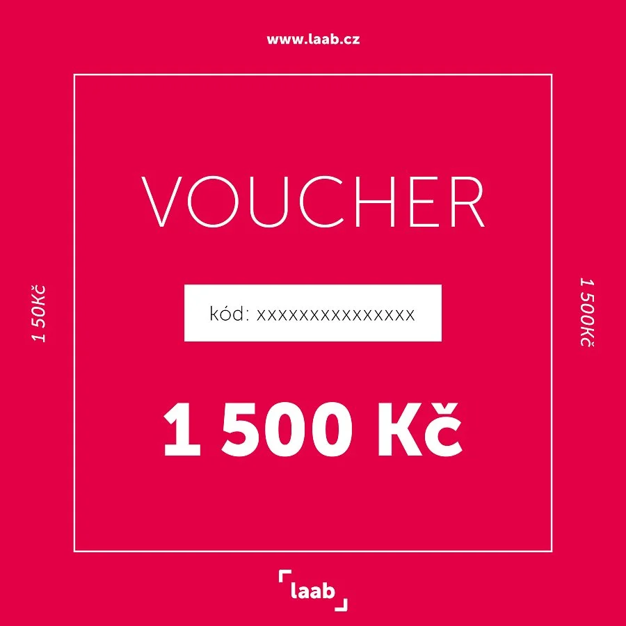Dárkový poukaz na 1 500Kč