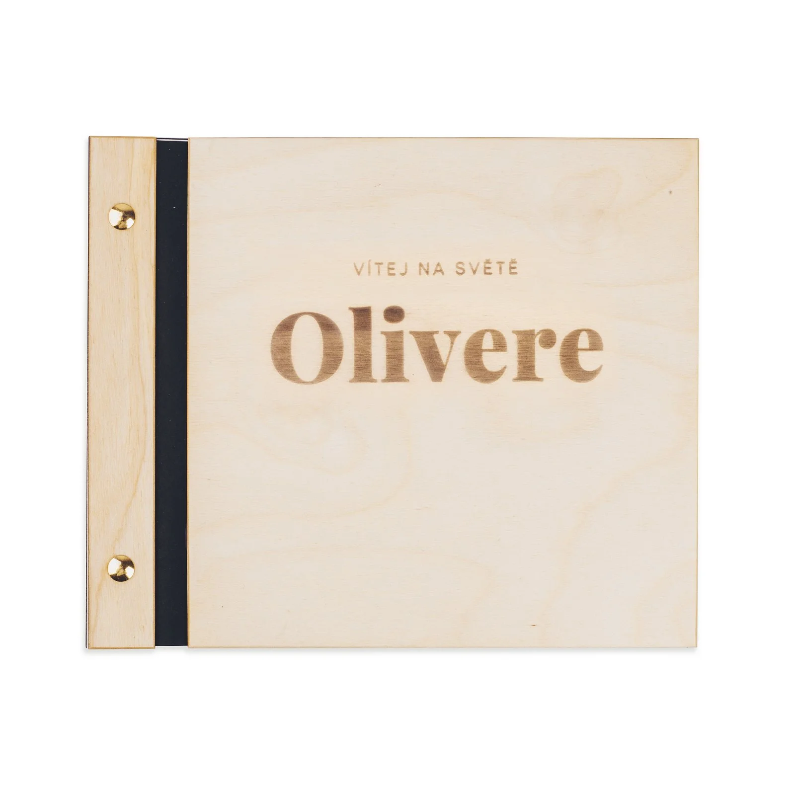 dřevěné fotoalbum Oliver